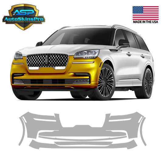 Precut Paint Protection Film for 2020-2024 Lincoln Aviator 4D SUV Front Bumper