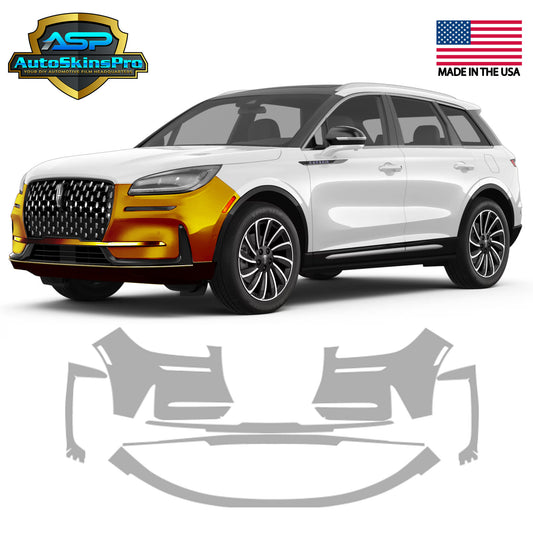 Precut Paint Protection Film for 2023-2025 Lincoln Corsair 4D SUV Front Bumper