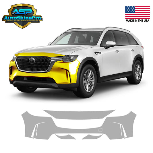 Precut Paint Protection Film for 2024-2025 Mazda CX-90 4D SUV Front Bumper