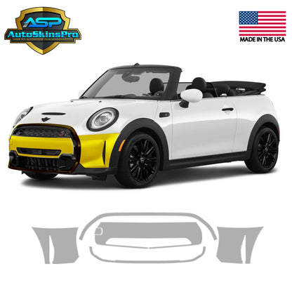 Precut Paint Protection Film for 2022-2024 Mini Cooper Convertible Front Bumper