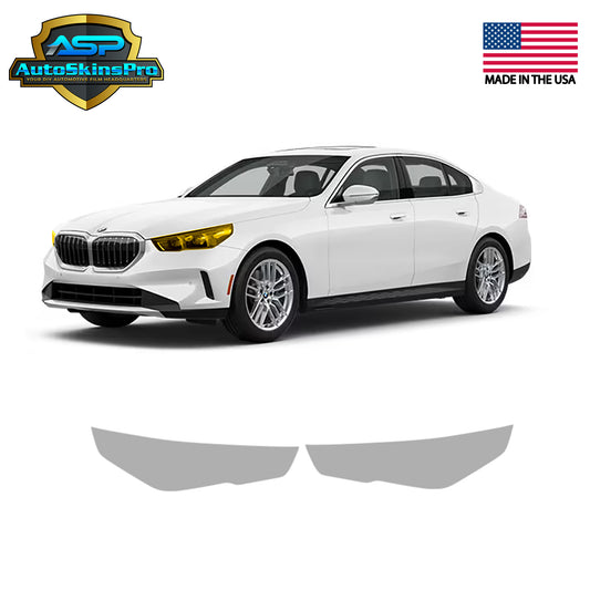 Precut Paint Protection Film (PPF) for 2024-2025 BMW 5-Series Headlights