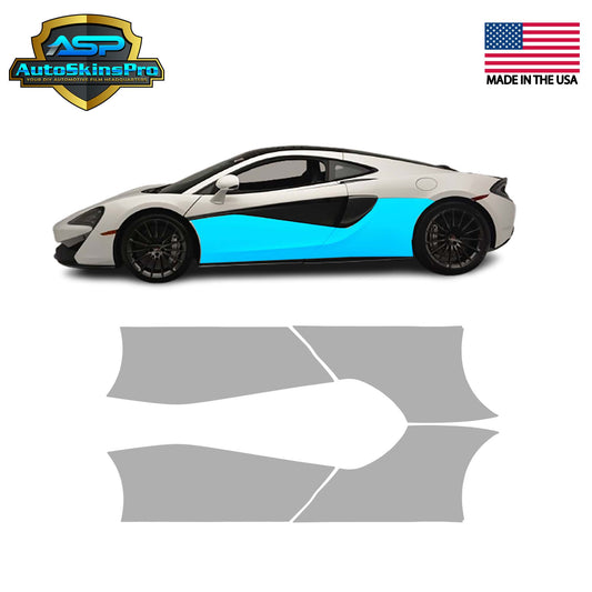 2016-2022 McLaren 540 570 Precut Rockers Premium Paint Protection Film TPU