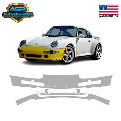 Precut Paint Protection Film (PPF) for 1994-1997 Porsche 911 Front Bumper