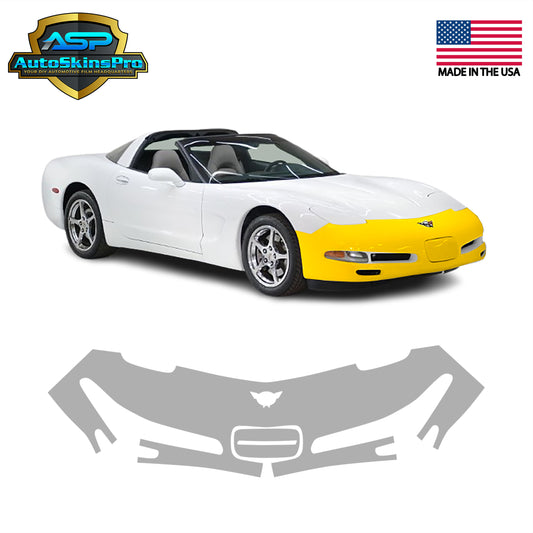 Precut Paint Protection Film (PPF) for 1997-2004 Corvette C5 Front Bumper