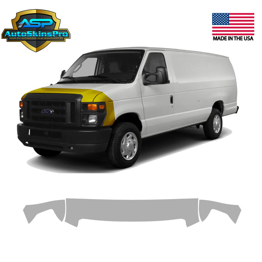 Precut Paint Protection Film (PPF) for 08-14 Ford E-150 250 Partial Hood/Fender