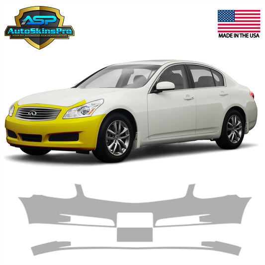 Precut Paint Protection Film (PPF) for 2003-2008 Infiniti G35 Sedan Front Bumper