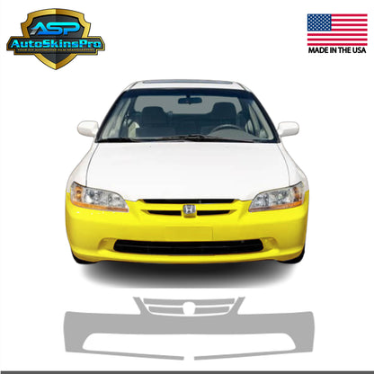 Precut Paint Protection Film (PPF) for 1998-2002 Honda Accord Sedan Front Bumper