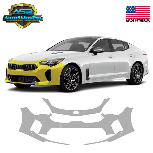 Precut Paint Protection Film (PPF) for 2018-2023 Kia Stinger Hatch Front Bumper