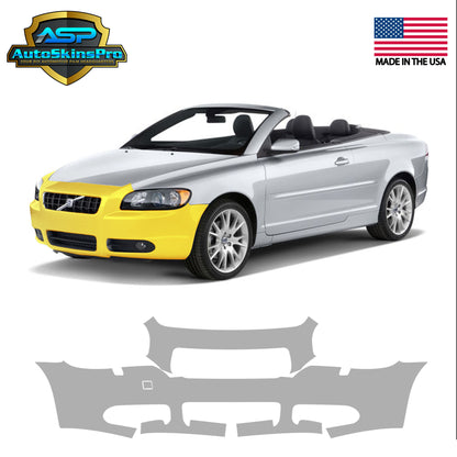 Precut Paint Protection Film (PPF) for 2006-2013 Volvo C70 Vert Front Bumper
