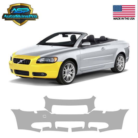 Precut Paint Protection Film (PPF) for 2006-2013 Volvo C70 Vert Front Bumper