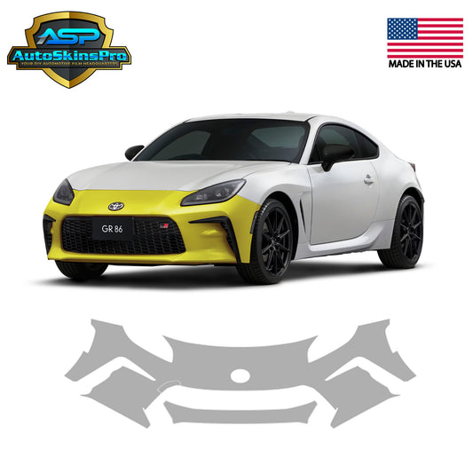 Precut Paint Protection Film (PPF) for 2022-2025 Toyota GR86 Front Bumper
