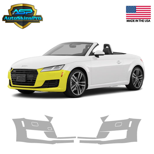 Precut Paint Protection Film (PPF) for 2016-18 Audi TT Convertible Front Bumper