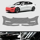 2023 Tesla Model 3 Front Bumper Paint Protection Clear Film
